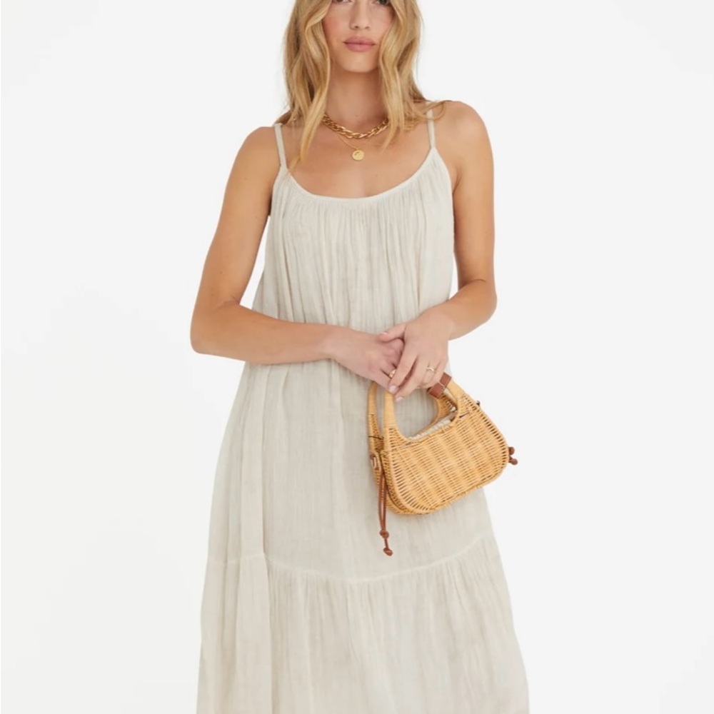 Madewell Beige Maxi Dress